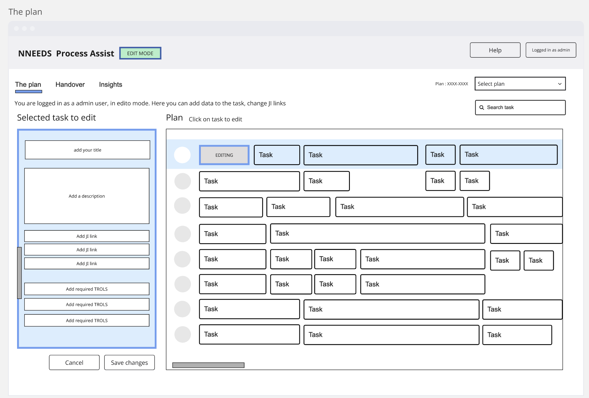 Early wireframes for the BCO Assist shopfloor assistant